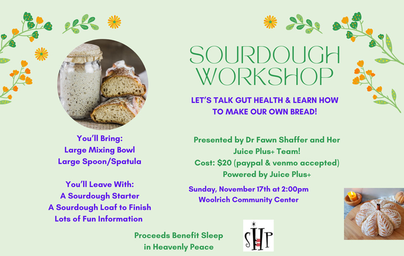 Sourdough Gut Health Workshop – November 17, 2024